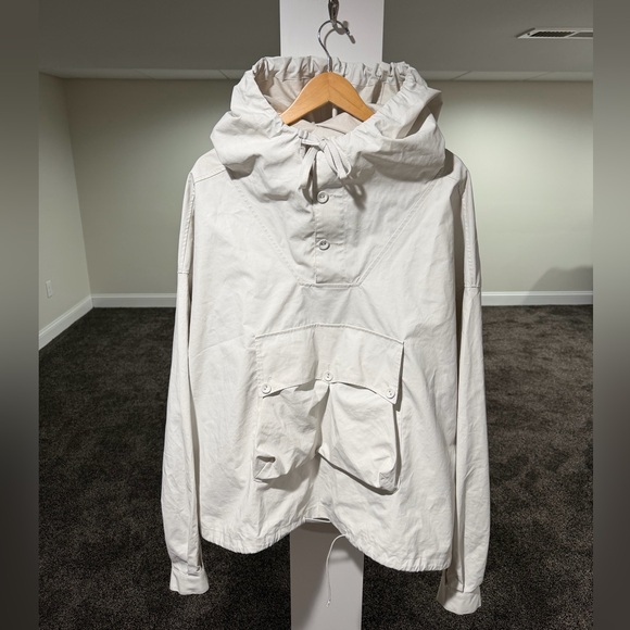 Maison Martin Margiela Other - Maison Margiela Poly Coated White/Cream Anorak Hooded Jacket